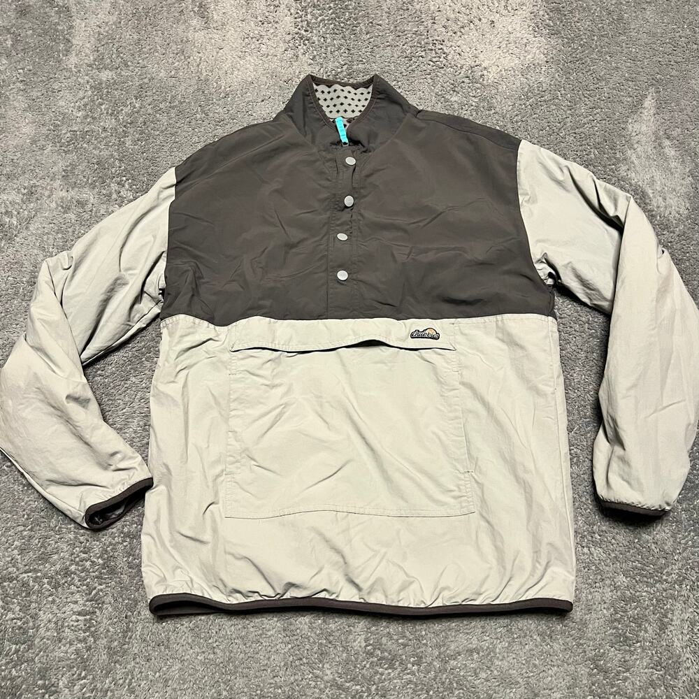 Chubbies Jacket Mens Medium ? The Bear Hug Reversible Fleece Half Zip Pullover